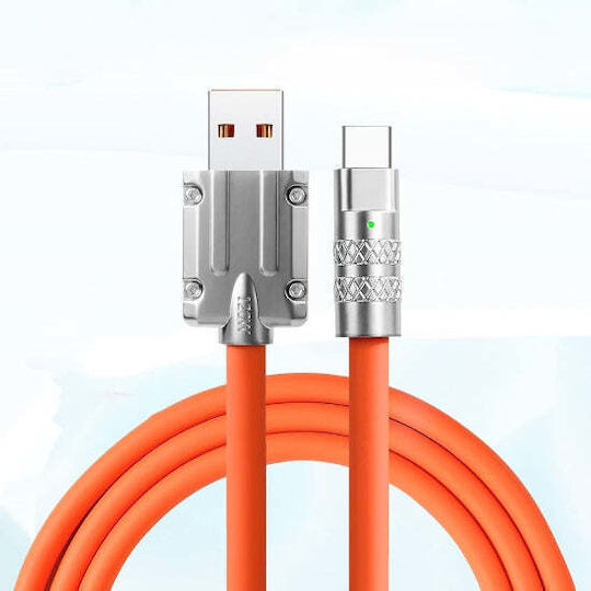 USB 2.0 Cable USB-C male - USB-A Πορτοκαλί 1m