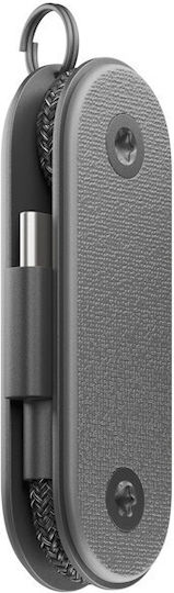 Native Union Union Retractable USB 2.0 Cable USB-C male - USB-C 60W Black 0.17m