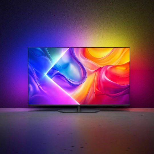Philips Smart Τηλεόραση 50" 4K UHD QLED PUS9010 HDR (2025) 50PUS9010/12