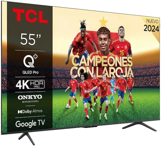 TCL Smart Τηλεόραση 55" 4K UHD QLED C61 HDR (2024) 55C61B