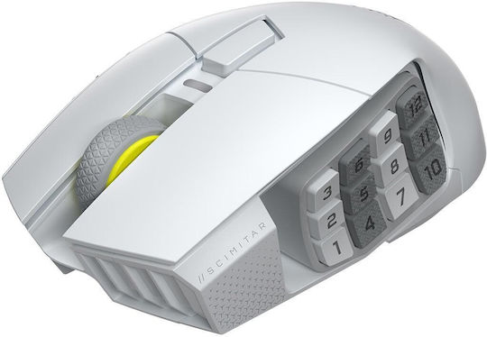 Corsair Scimitar Elite SE MMO Wireless Gaming Mouse 33000 DPI White