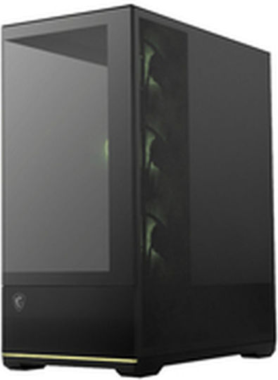 MSI MAG PANO 110R PZ Gaming Midi Tower Κουτί Υπολογιστή με Πλαϊνό Παράθυρο και ARGB Φωτισμό Μαύρο