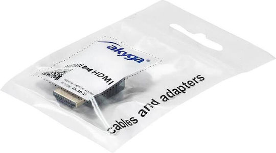 Akyga Konverter HDMI weiblich zu HDMI weiblich 1Stück AK-AD-21