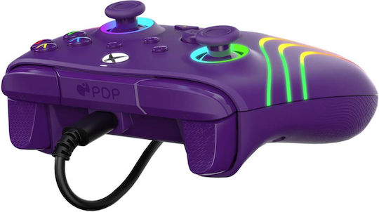 Turtle Beach Afterglow Wave Gamepad Cu Fir Cu Stick-uri Cu Efect Hall Pentru PC / Xbox Series Violet