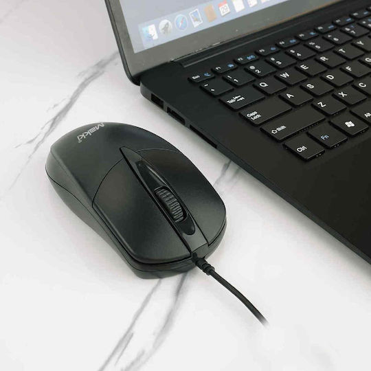 Makki MS-H01 Cu fir Mouse Negru