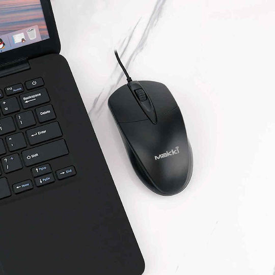 Makki MS-H01 Cu fir Mouse Negru