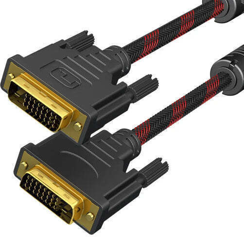 DVI Cable High Speed DVI 24 + 1 Pin Male to Male DVI to DVI Cable