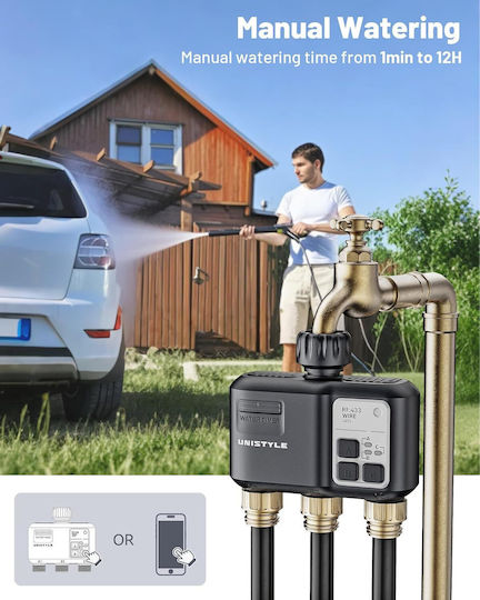 Irrigation Programmer Battery 3 Outputs with Wi-Fi