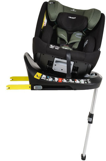 Cangaroo i-Protect Baby Car Seat i-Size with Isofix Deep Forest Green 0-36 kg