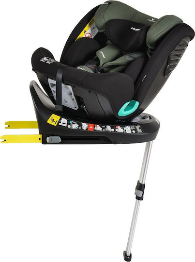 Cangaroo i-Protect Baby Car Seat i-Size with Isofix Steel Grey 0-36 kg
