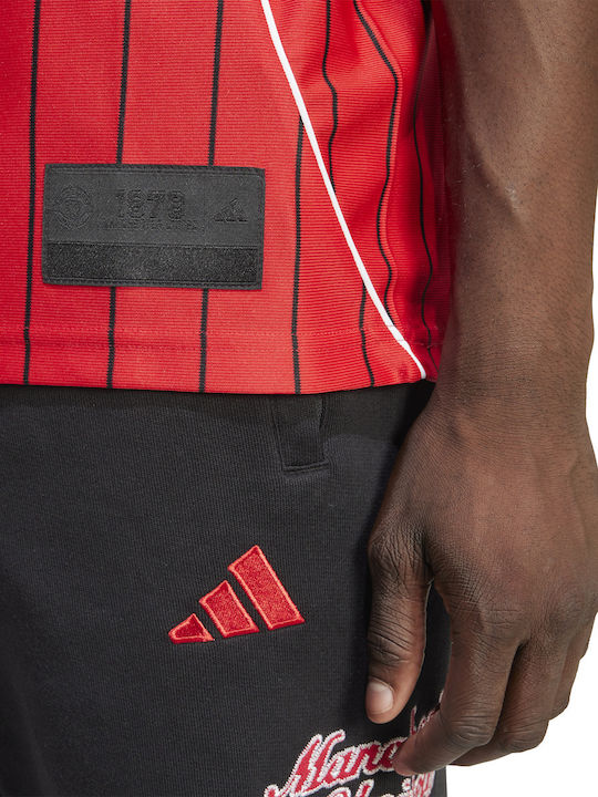 Mufc Us Shirt Κοντομάνικο Πουκάμισο Κόκκινο