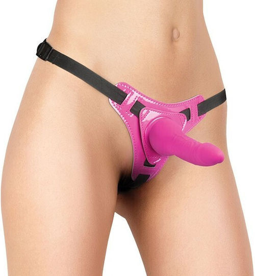 Silicone Dildo Strap-On Gurtzeug Rosa