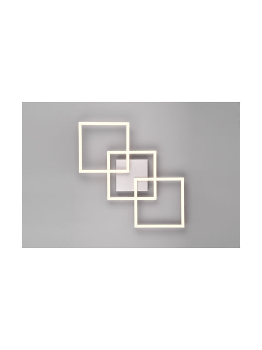 Trio Lighting Ceiling Mount Light 44.6cm Gray with Integrated LED