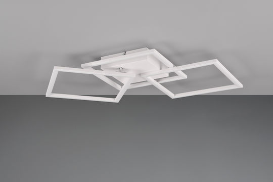 Trio Lighting Deckenleuchte 52.6cm Weiß mit Integrierter LED