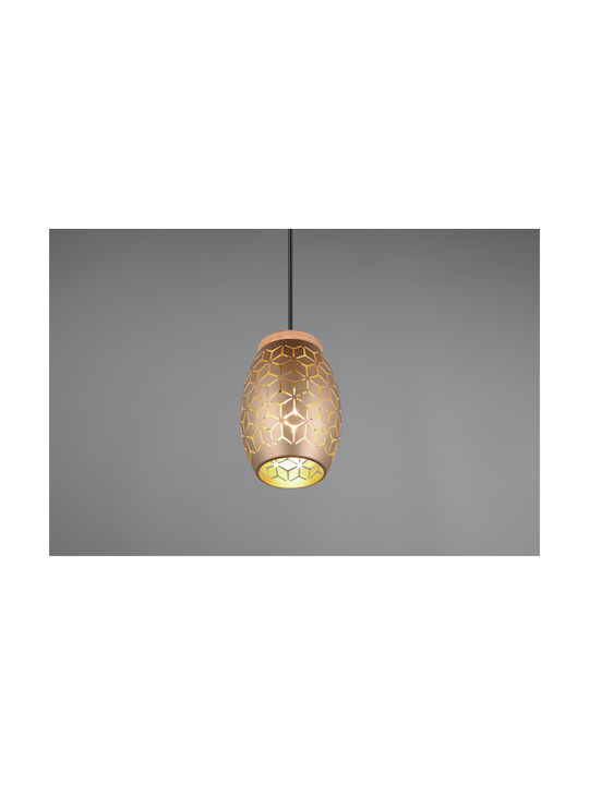 Trio Lighting Pendant Light Brown with Socket E27 15x150cm