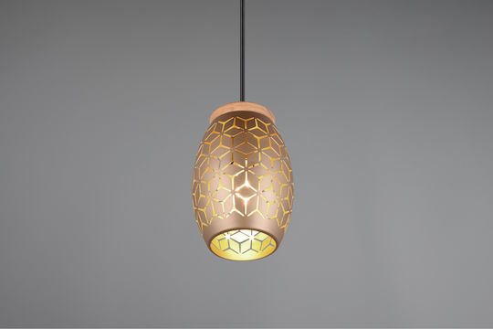 Trio Lighting Pendant Light Brown 15x150cm Trio Lighting Pendant Light Brown 15x150cm