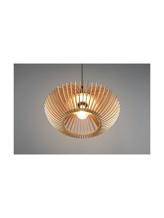 Trio Lighting Colino Ρυθμιζόμενο Κρεμαστό Φωτιστικό Μπρούτζινο με Ντουί E27 40x150εκ.