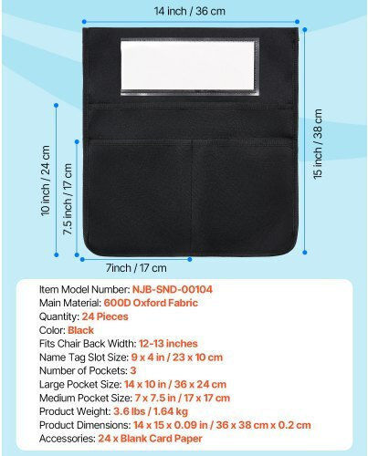 Vevor Seat Cushion for Camping Black