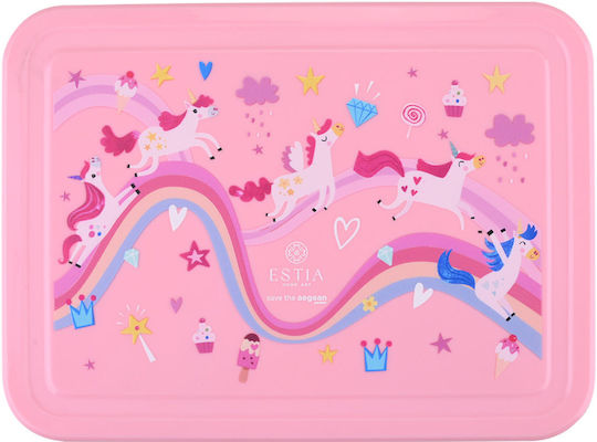 Estia Save The Aegean Plastic Kids' Lunch Set 1.33lt Rainbow Dreams x x 4.5cm
