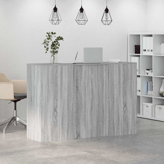 vidaXL Офис Рецепция с Размери Д155xШ50xВ103.5см