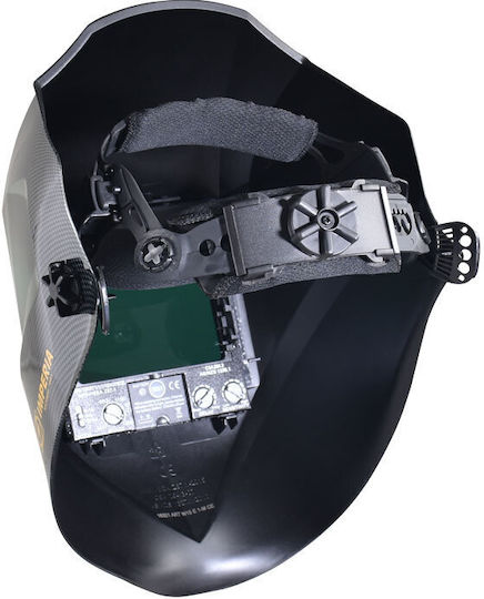 Imperia Welding Helmet with 100x73mm Visual Field Black