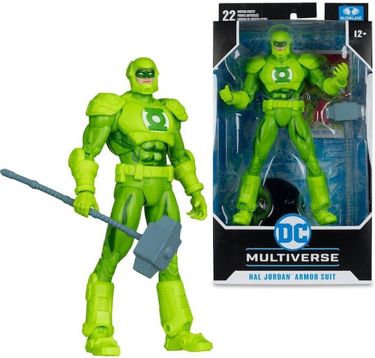 Return Superman Dc Multiverse Action Figure Hal Jordan Armor Suit 19 Cm