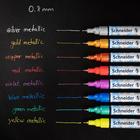 Schneider Zeichenmarker 0.8mm Blue Metallic