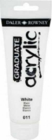 Daler Rowney Graduate Ακρυλικό Χρώμα Ζωγραφικής Ασημί 120ml