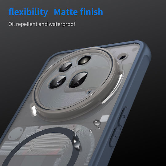Techsuit Back Cover Plastic Albastru (Nothing Phone (3a) Pro)