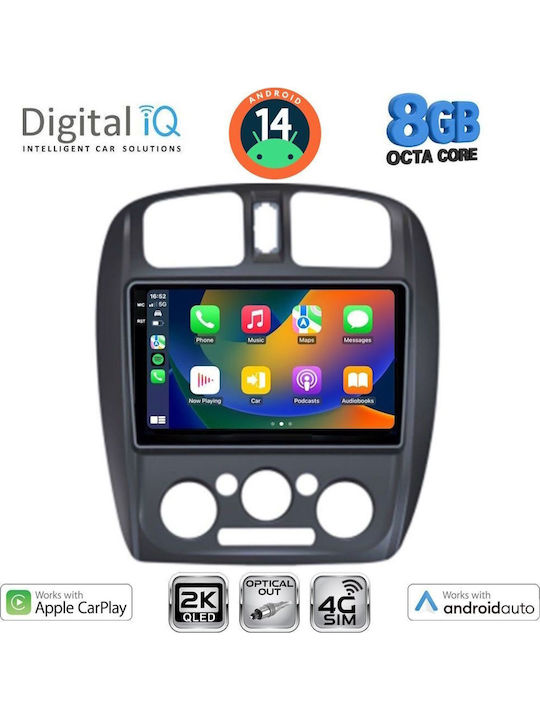 Digital IQ Car Audio System for Mazda 323 1998-2004 (Bluetooth/USB/WiFi/GPS/Apple-Carplay/Android-Auto) with Touch Screen 9"