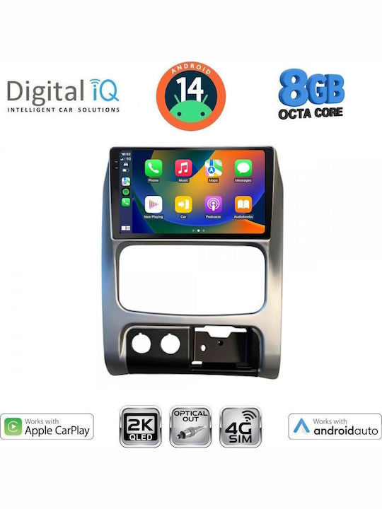 Digital IQ Car Audio System for Jeep Cherokee / Liberty 2002-2007 (Bluetooth/USB/WiFi/GPS/Apple-Carplay/Android-Auto) with Touch Screen 9"