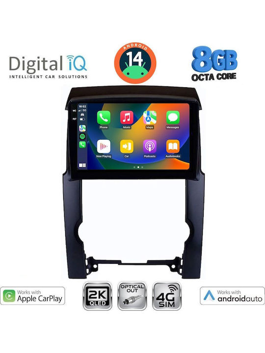 Digital IQ Car Audio System for Kia Sorento 2009-2014 (Bluetooth/USB/WiFi/GPS/Apple-Carplay/Android-Auto) with Touch Screen 10"