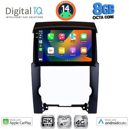 Digital IQ Car Audio System for Kia Sorento 2009-2014 (Bluetooth/USB/WiFi/GPS/Apple-Carplay/Android-Auto) with Touch Screen 10"