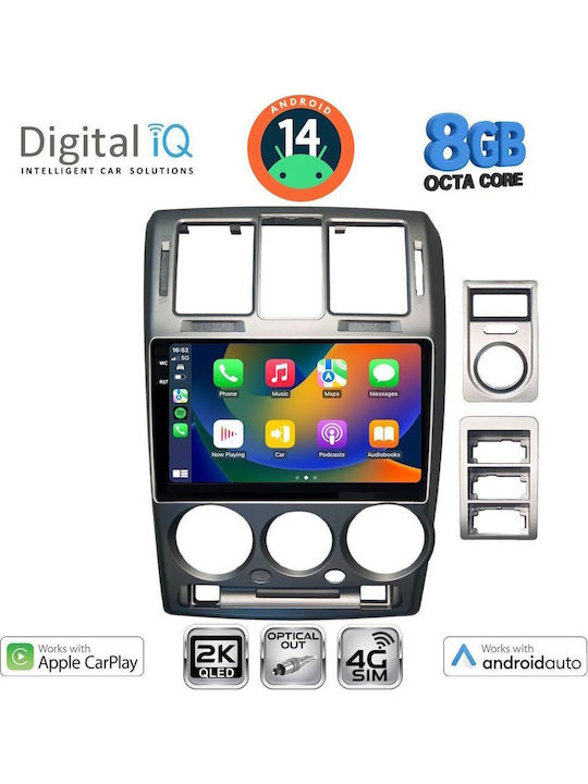 Digital IQ Car Audio System for Hyundai Getz 2002-2011 (Bluetooth/USB/WiFi/GPS/Apple-Carplay/Android-Auto) with Touch Screen 9"