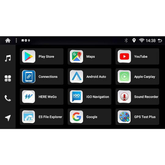 Digital IQ Car Audio System for Alfa Romeo Spider / Brera 2004-2012 (Bluetooth/USB/WiFi/GPS/Apple-Carplay/Android-Auto) with Touch Screen 9"