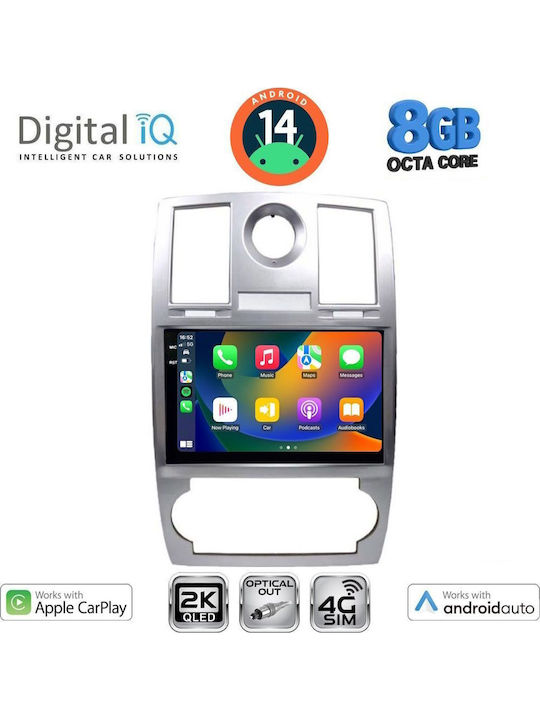 Digital IQ Car Audio System Chrysler 300C 2005-2010 (Bluetooth/USB/WiFi/GPS/Apple-Carplay/Android-Auto) with Touch Screen 9"
