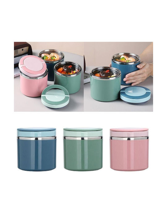 Uncle George Lunchbox Isolierte Lunchbox Inox Blau 600ml 1Stück