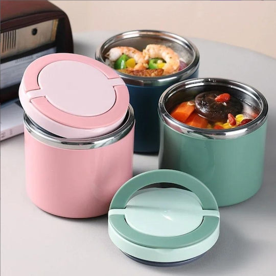 Uncle George Cutie pentru Mâncare Termos Inox Albastru 600ml 1buc
