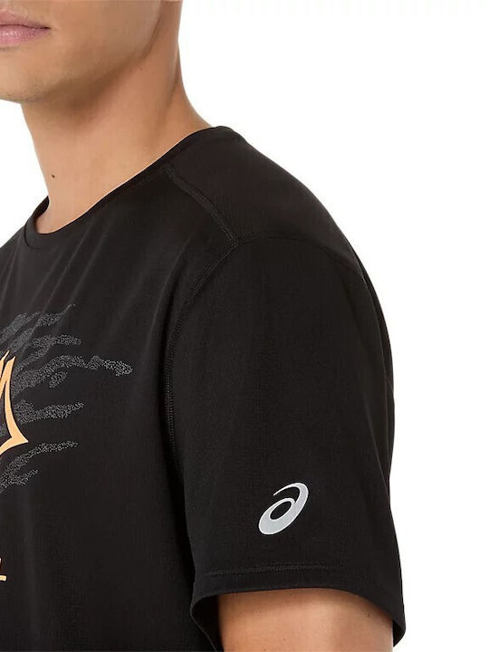 Fujitrail Αθλητικό T-shirt Μαύρο