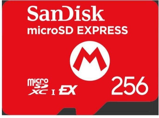 Sandisk Nintendo Switch 2 Mario Logo microSDXC 256GB