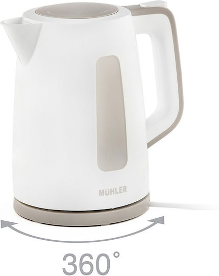 Muhler Kettle 1.7lt 2200W White