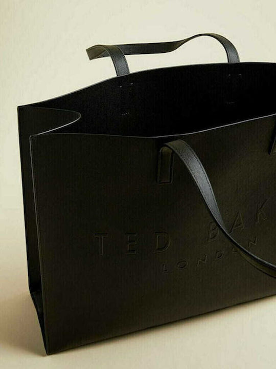 Γυναικεία Τσάντα Shopper Ώμου Μαύρη