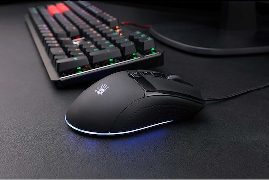 A4Tech W90 Max RGB Gaming Ποντίκι 10000 DPI Μαύρο