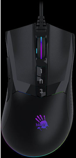 A4Tech W90 Max RGB Gaming Ποντίκι 10000 DPI Μαύρο