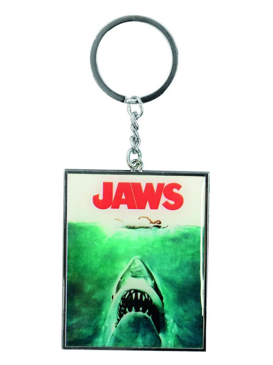 Jaws Metal Keychain 7.5x0.5x17.5cm