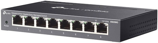 TP-LINK Omada 8-Port Gigabit Easy Verwaltet L2 Switch mit 8 Ports Ethernet