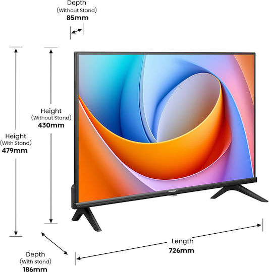 Hisense Смарт Телевизор 32" Direct LED A4Q (2025)