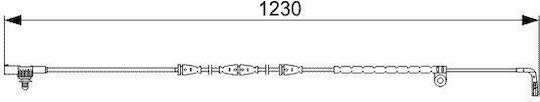 Warnsensor Bremsbelag Verschleiß Bosch 1 987 473 022