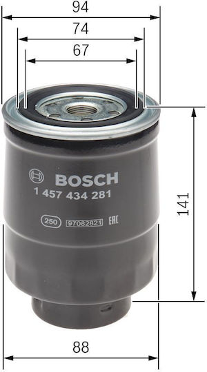 Bosch Benzinfilter 1 457 434 281