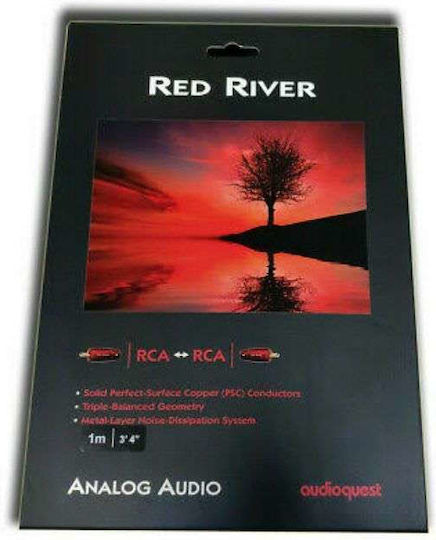 Audioquest River Кабел 2x RCA мъжки - 2x RCA мъжки 0.75м